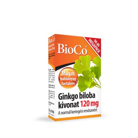 Bioco Ginkgo Biloba Kivonat 120 Mg 90 Db Tabletta