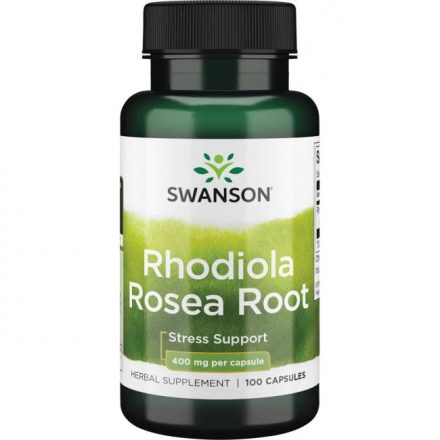 Swanson Rhodiola Rosea (aranygyökér-rózsagyökér) 100db 400mg